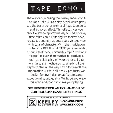 Magnetic Echo – Modulated Tape Echo